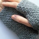 Free pattern crochet fingerless gloves for men