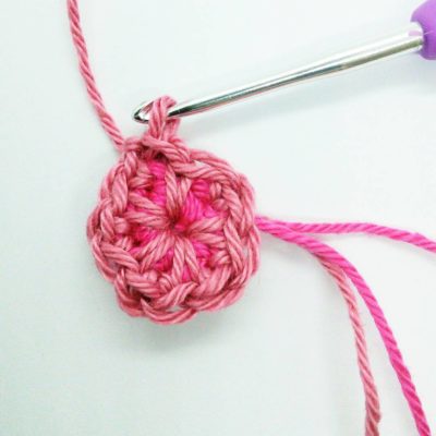 Easy crochet pattern for cherry blossom