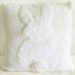 Fluffy bunny cushion pillow pattern