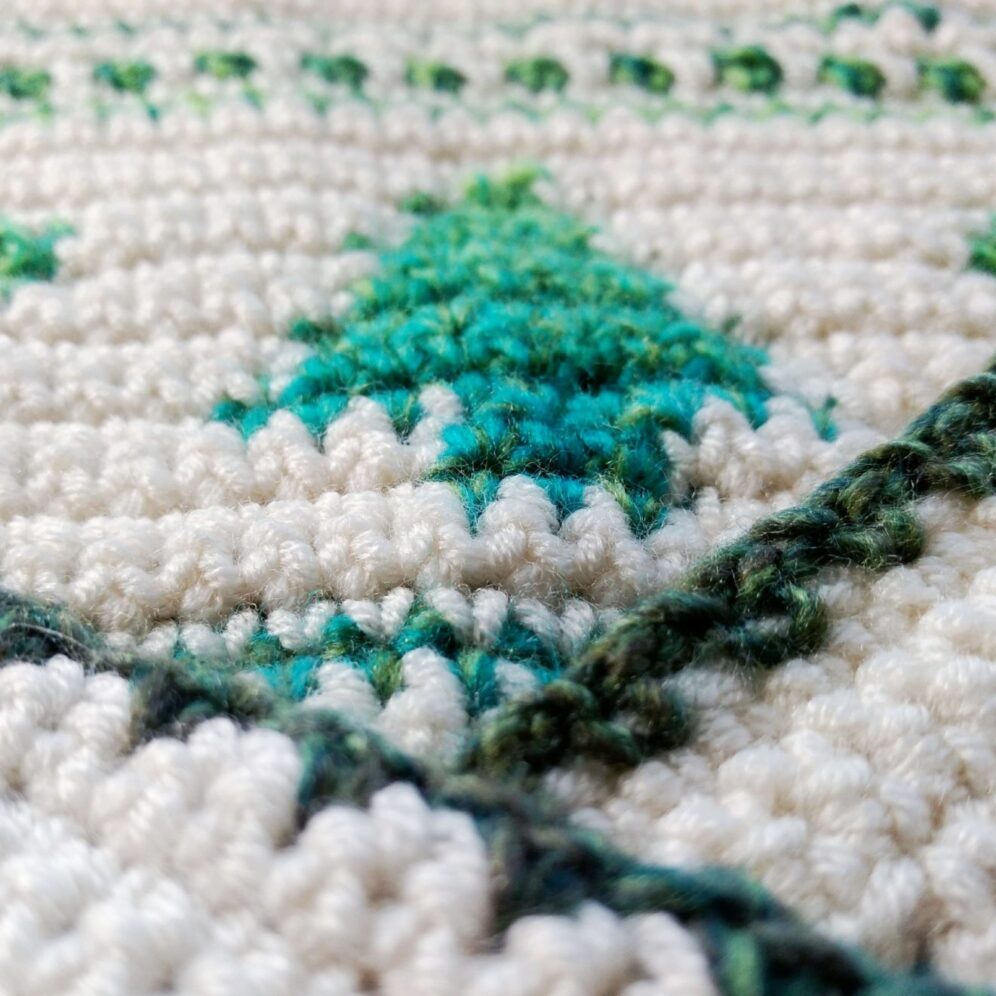 Nordic Trees Cushion Cover - Crochet Pattern - Crochet Cloudberry