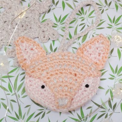 Fox Ornament - Free Woodland Christmas Crochet Pattern - Crochet Cloudberry