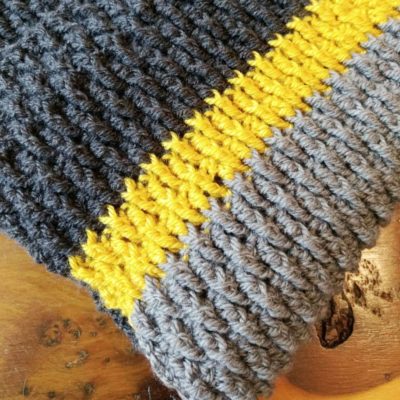 Unisex crochet scarf - free crochet pattern - crochet cloudberry