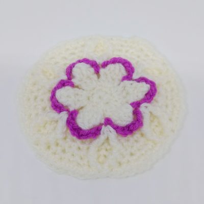 Amethyst Flower Granny Square - Winter Jewel Lapghan Free CAL - Crochet Cloudberry