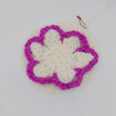 Amethyst Flower Granny Square - Winter Jewel Lapghan Free CAL - Crochet Cloudberry