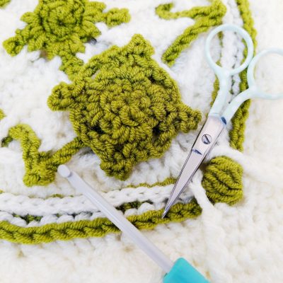 Emerald Cube Granny Square - Winter Jewel Lapghan Free Crochet Along - Free Crochet Pattern - Crochet Cloudberry