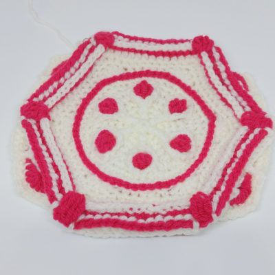 Ruby Hexagon Granny Square Pattern - Winter Jewel Lapghan Free Crochet Along - Free Crochet Pattern - Crochet Cloudberry