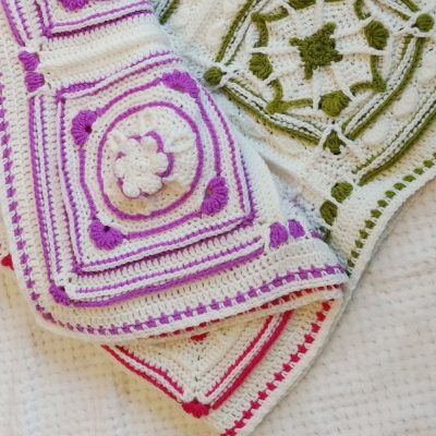 Join and Border - Winter Jewel Lapghan Free Crochet Along - Free Crochet Pattern - Crochet Cloudberry
