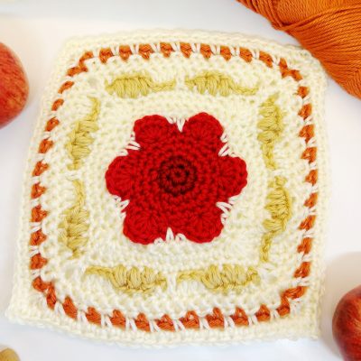 Four fantastic fall square - free crochet along - crochet cloudberry