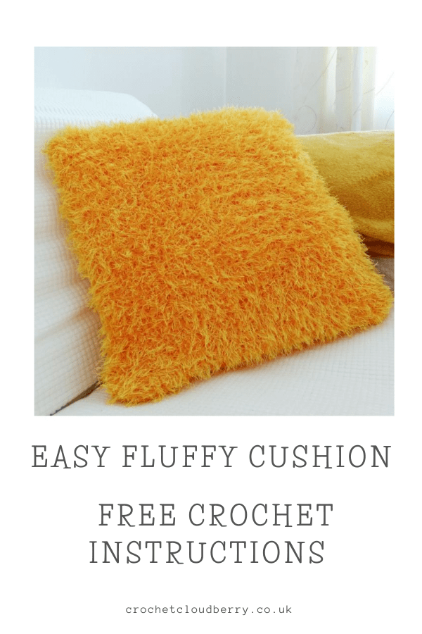 Easy Shaggy Cushion Cover - Free How To Crochet Pattern