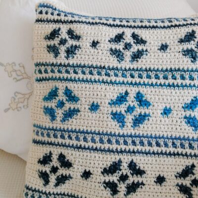 Lagom Snowflake Cushion Cover Crochet Pattern