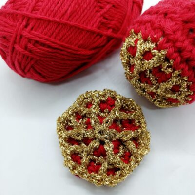Quick crochet bauble - free crochet pattern - Crochet Cloudberry