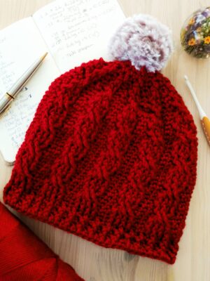 Easy Cable Crochet Hat - Free Crochet Pattern
