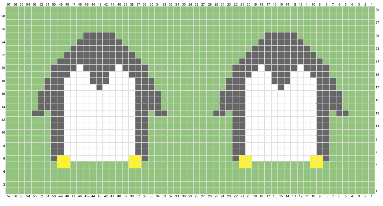 Penguin baby blanket - free crochet pattern - christmas in july - crochet cloudberry