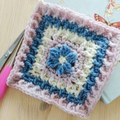 Alpine Bloom Square - Free crochet pattern