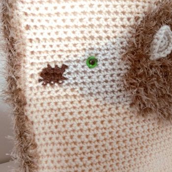 Fluffy Hedgehog Cushion Pattern - Crochet Cloudberry