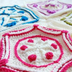 Winter Jewels CAL - Free Granny Squares Pattern by Crochet Cloudberry