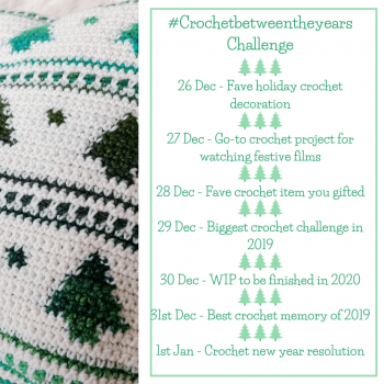 #crochetbetweentheyears challenge